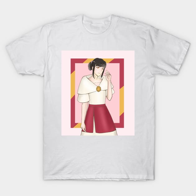 A Filipina Maria Clara Philippines T-Shirt by kristinedesigns